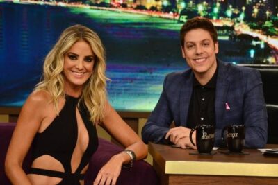 Ticiane Pinheiro em uma de suas participações no programa.
(Reprodução/TV Record)