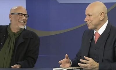 Luiz Felipe Pondé e Leandro Karnal serão os entrevistados do programa (Foto: Reprodução)