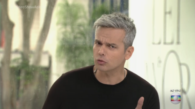 Otaviano Costa no comando do Vídeo Show.
(Foto: Reprodução/Globo)