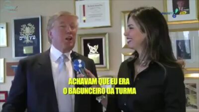 Dona Trump foi entrevistado por Luciana Gimenez (Foto divulgação)