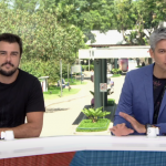 Joaquim Lopes e Otaviano Costa no comando do "Vídeo Show"
(Foto: Reprodução/Globo)