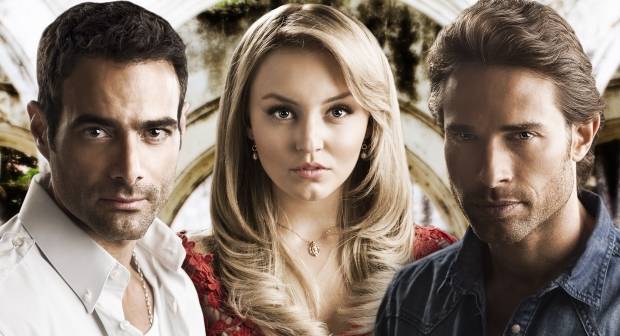 Luis Roberto Guzmán, Angelique Boyer e Sebastián Rulli, protagonistas de "O Que a Vida Me Roubou" (Foto: Divulgação)