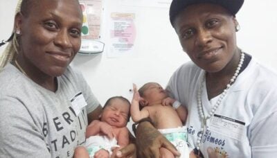 Pepê com os filhos e com a irmã, Neném (Foto: Reprodução / Instagram)