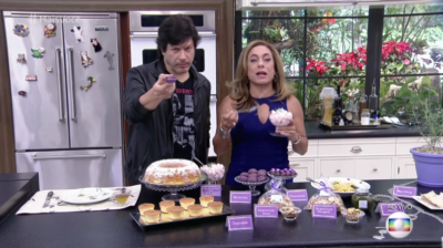 O cantor Paulo Ricardo e Cissa Guimarães no 