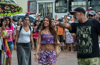 Isis Valverde como Ritinha em bastidores da novela 