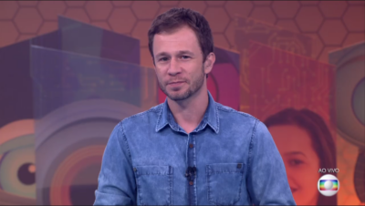 Tiago Leifert na estreia do 