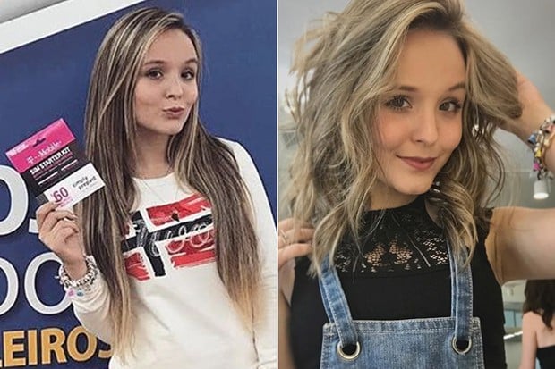 Larissa Manoela radicaliza e surge com novo visual (Foto: Reprodução)