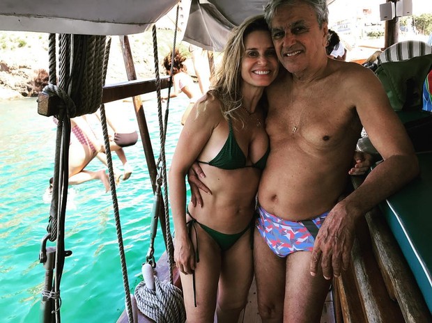 Caetano Veloso e Paula Burlamaqui (Foto: Divulgação)