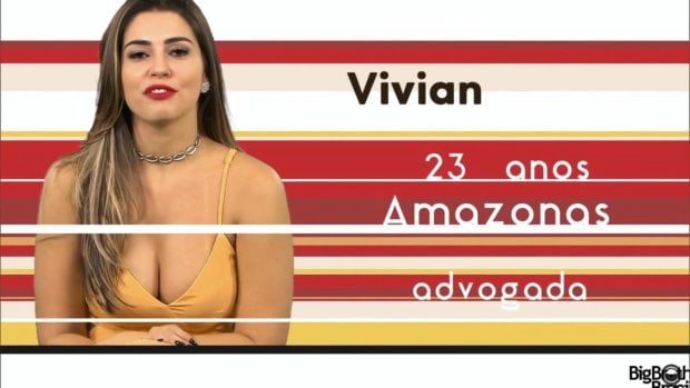 A participante Vivian Amorim do "BBB17" (Foto: Reprodução)