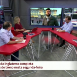 Jornalistas comentam sobre a Rainha da Inglaterra no "Estúdio i"
(Foto: Reprodução/GloboNews)