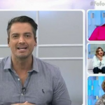 Leo Dias durante o Fofocalizando.
(Foto: Reprodução/SBT)