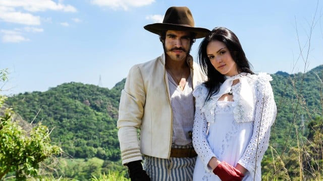 Caio Castro e Isabelle em "Novo Mundo" (Foto: Divulgação)