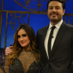 Dulce Maria no The Noite. Foto - divulgação/SBT