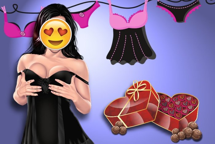 Mulher fruta misteriosa ganha lingerie do namorado casado. Arte - O Dia Online.