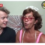 Aaron e Ofrásia em mais um Fuxicando (Foto reprodução)