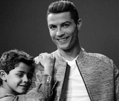 CR7 e o filho. (Foto: Reprodução do Instagram)