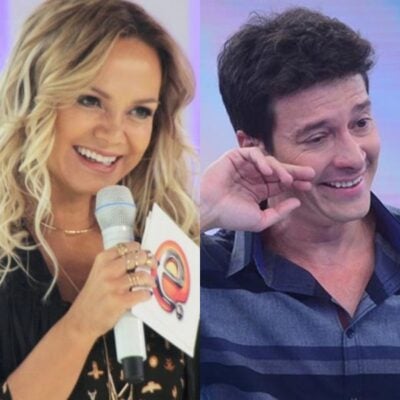 Eliana e Rodrigo Faro disputam o segundo lugar de audiência. (Foto: Montagem/Internet)