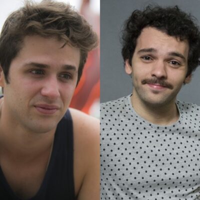 Gledson e Wesley se entregam ao ar. (Foto: Montagem/Internet)