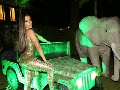 Anitta em sua festa de aniversário (Foto: Reprodução/Instagram)