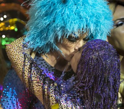 Hilbert e Fernanda Lima beijaram muito (Foto: Gshow)