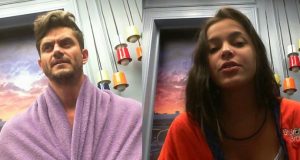Marcos e Emilly estão de olhos bem abertos com os aliados no "BBB17" (Foto: Gshow)
