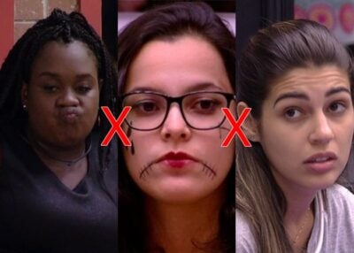 Roberta x Emilly x Vivian. (Foto: Reprodução/BBB17/Montagem)