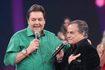 Ronnie chama Faustão de irmão. (Foto: Carol Caminha/Gshow)