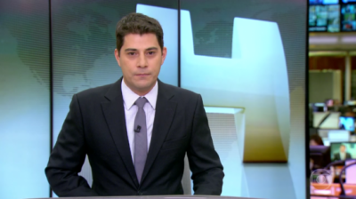 Evaristo Costa durante o 