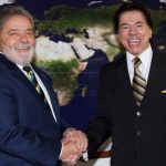 Lula e Silvio Santos durante encontro em 2010
(Foto: Ricardo Stuckert/Presidência da República)