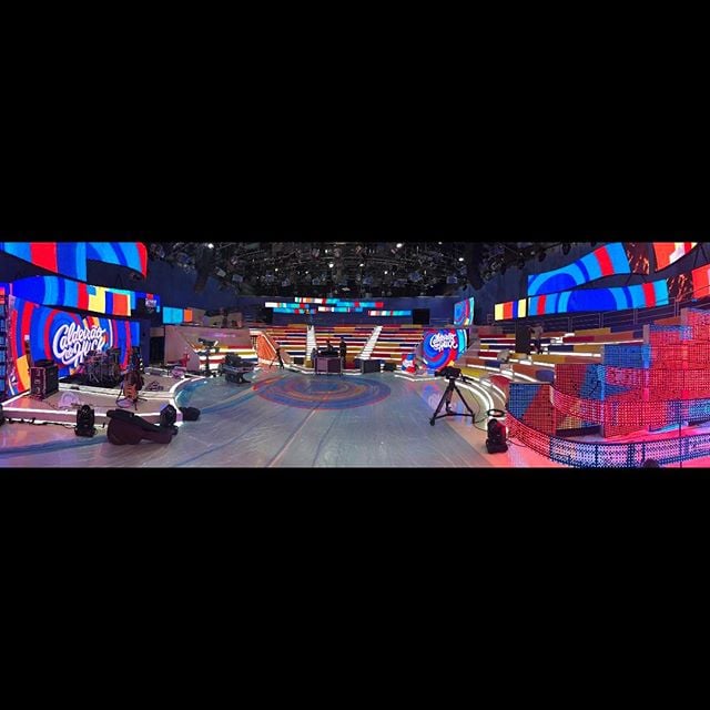 Novo cenário do "Caldeirão" (Foto: Reprodução)