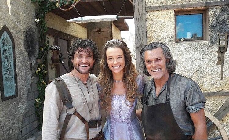 Gravações de "Belaventura" na Record (Foto: Reprodução/Instagram)