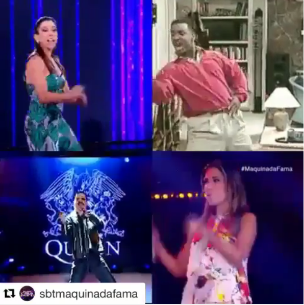 Dancinha da vitória de Patricia Abravanel. Reprodução - Instagram.