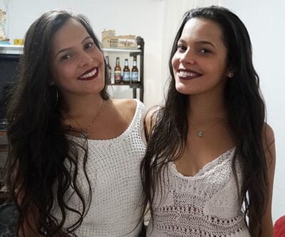 Emilly e Mayla. (Foto: Luana Ferreira/Gshow)