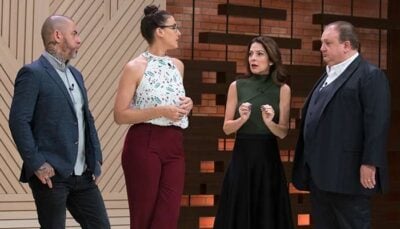 Ana Paula Padrão conversa com os chefs no 