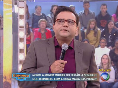 Geraldo Luís perdeu muita audiência de um mês para outro. (Foto: Reprodução/Record)