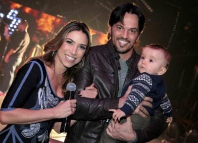 Patrícia Abravanel, Pedro e Fábio Faria (Lourival Ribeiro/SBT)