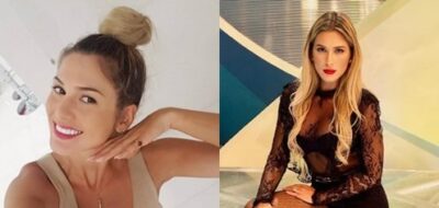 Lívia sem maquiagem e com maquiagem. (Foto: Reprodução/Instagram)
