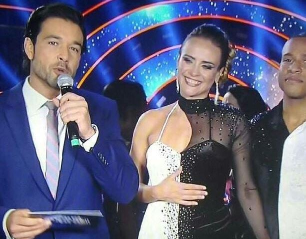 Juliana Silveira se machucou no "Dancing Brasil" (Foto reprodução)