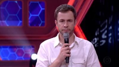 O apresentador Tiago Leifert no 