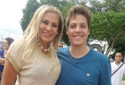 Porchat e Bismarchi. Foto - divulgação/RecordTV.