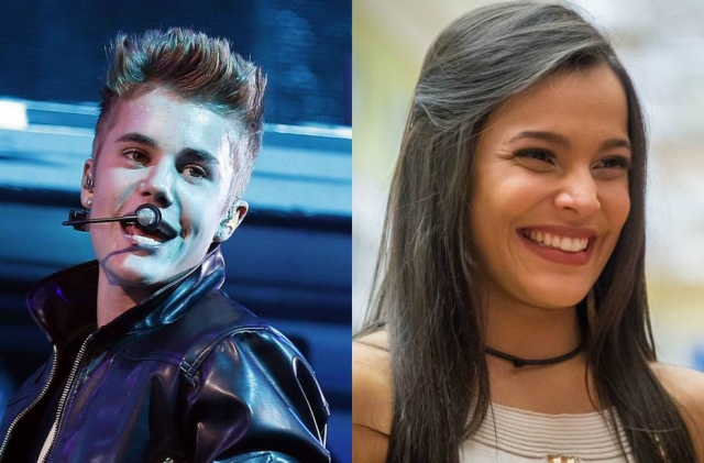 Emilly tenta chamar a atenção de Justin Bieber (Fotos: Divulgação)