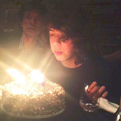 Lucas Jagger celebra 18 anos com o pai, Mick Jagger (Foto: Reprodução/ Instagram)