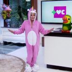 Ana Maria apresenta o "Mais Você" vestindo pijama de unicórnio (Foto: Globo/Reprodução)