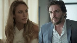 Jeiza (Paolla Oliveira) e Caio (Rodrigo Lombardi) em "A Força do Querer" (Foto: Reprodução/Globo)