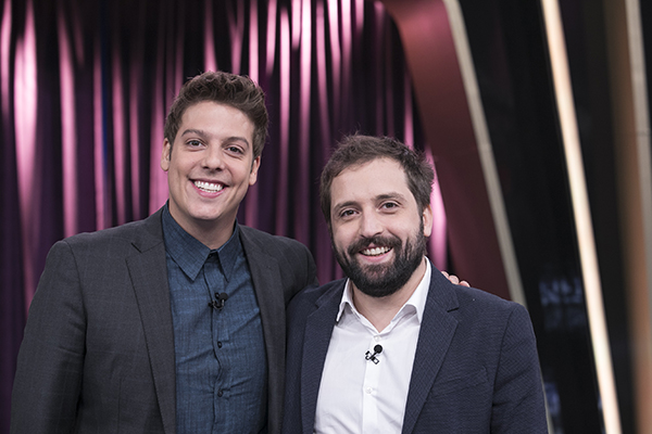 Fábio Porchat e Gregório Duvivier (Foto: Divulgação / Record)