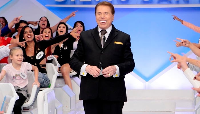 Silvio Santos em seu programa no SBT (Foto: Lourival Ribeiro/SBT)