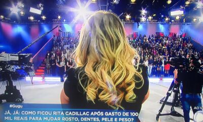 Rita Cadilac passou por mudança radical no Gugu (Foto reprodução: RecordTV)