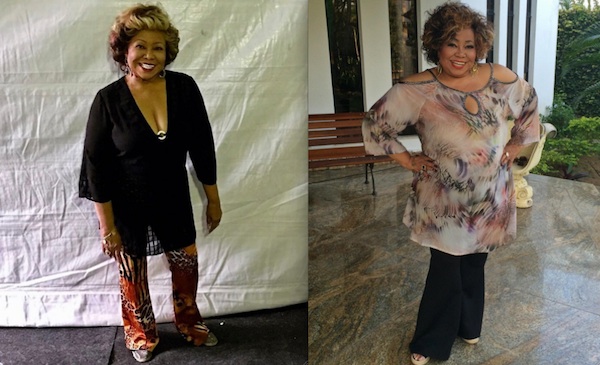 A cantora Alcione está mais magra. (Foto: Reprodução/Instagram)