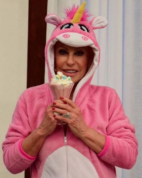 Ana Maria Braga de unicórnio (Foto: Reprodução)