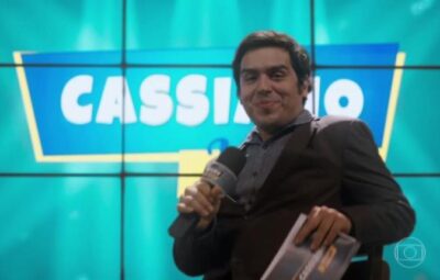 Cassiano em seu programa. Foto - reprodução.